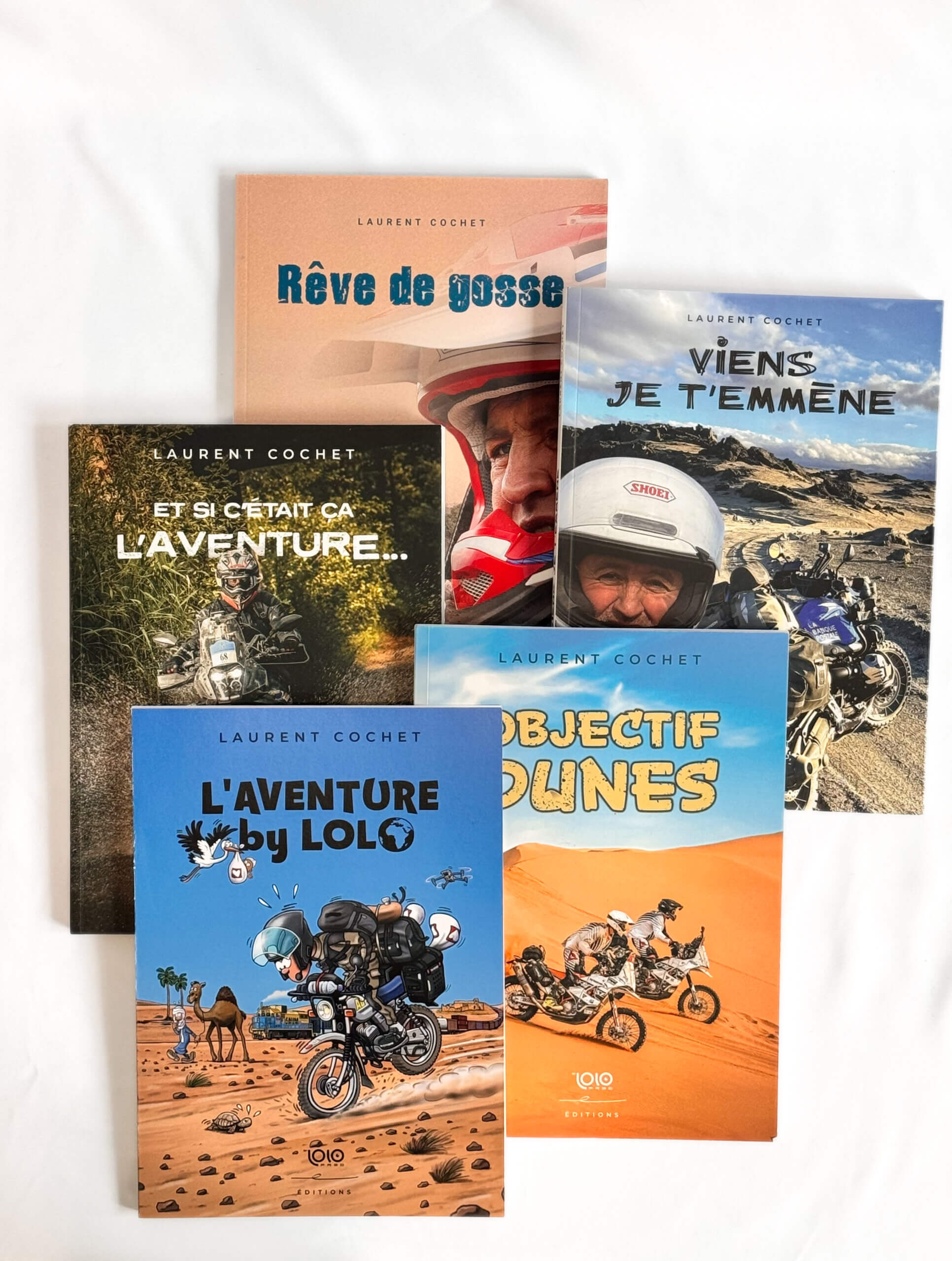 Acheter le pack 5 livres Laurent Cochet + cadeaux Sw Motech